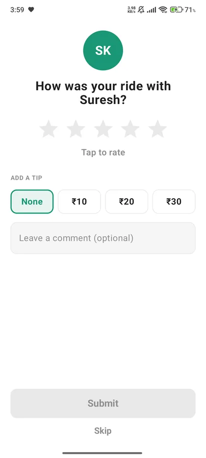 Rate Your Ride
