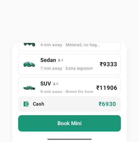 Upfront Fares for Every Class